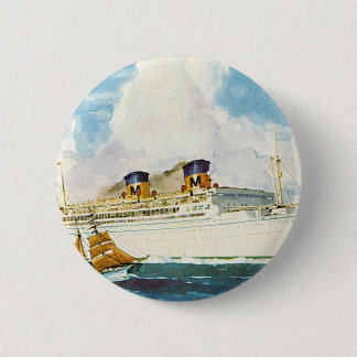 Chapa Redonda De 5 Cm Matson Liner a Hawaii