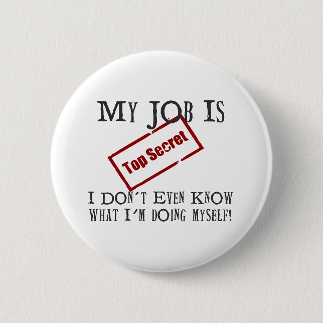 Chapa Redonda De 5 Cm ¡Máximo secreto! (Anverso)