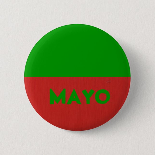 Chapa Redonda De 5 Cm Mayo Badge (Anverso)