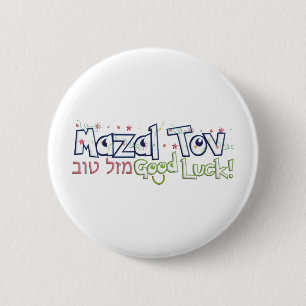 Chapa Redonda De 5 Cm Mazel Tov