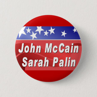 Chapa Redonda De 5 Cm McCain/Palin