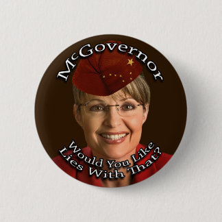 Chapa Redonda De 5 Cm McGovernor Sarah Palin