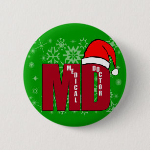 CHAPA REDONDA DE 5 CM MD DE SANTA DEL NAVIDAD - MÉDICO
