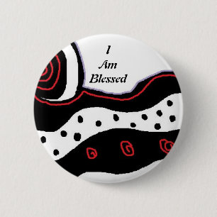 Chapa Redonda De 5 Cm Me bendicen - insignia