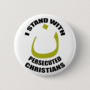 Chapa Redonda De 5 Cm Me coloco con la monja perseguida del árabe de lo