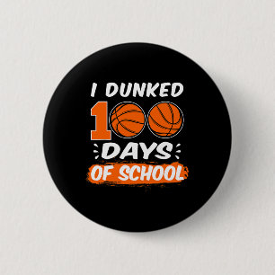 Chapa Redonda De 5 Cm Me Dormí 100 Días De La Escuela Bysketbyll