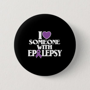 Chapa Redonda De 5 Cm Me Encanta Alguien Con Apoyo De Conciencia Epileps