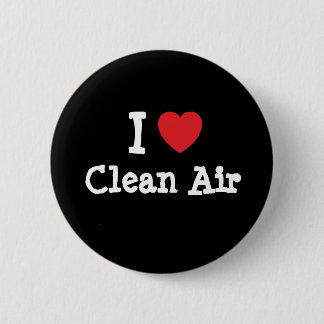 Chapa Redonda De 5 Cm Me encanta el personalizado de corazón de Clean Ai