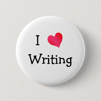 Chapa Redonda De 5 Cm Me Encanta Escribir