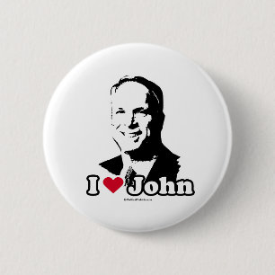 CHAPA REDONDA DE 5 CM ME ENCANTA JOHN MCCAIN