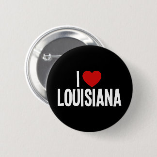 Chapa Redonda De 5 Cm Me encanta Louisiana Round Button