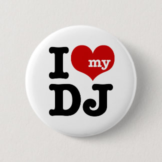 Chapa Redonda De 5 Cm Me encanta mi DJ