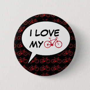 Chapa Redonda De 5 Cm me encanta mi personalizado de bicicletas