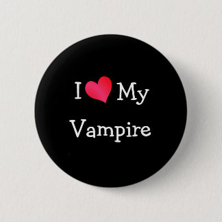 Chapa Redonda De 5 Cm Me encanta mi vampiro