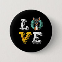 Me Encanta Min Pin I Heart My Dog Puppy Lover
