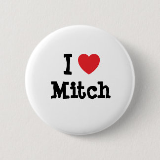 Chapa Redonda De 5 Cm Me encanta Mitch personalizado personalizado