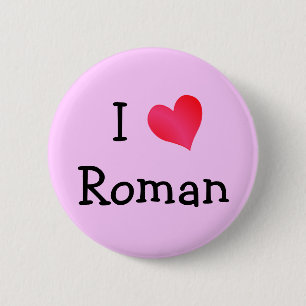 Chapa Redonda De 5 Cm Me encanta Roman