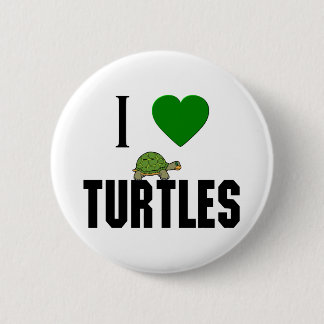 Chapa Redonda De 5 Cm Me encantan las tortugas