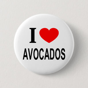 Chapa Redonda De 5 Cm Me encantan los aguacates AMO LOS AGUACATES LOS AG