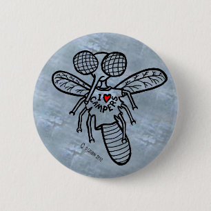 Chapa Redonda De 5 Cm ¡Me Encantan Los Campers!