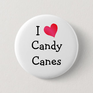 Chapa Redonda De 5 Cm Me encantan los Candy Canes
