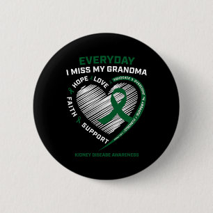 Chapa Redonda De 5 Cm Me encantan los regalos de memoria Miss Mi Abuela