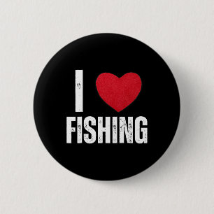 Chapa Redonda De 5 Cm Me Encantan Los Regalos De Pesca Para Los Niños Qu