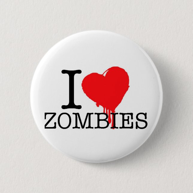 CHAPA REDONDA DE 5 CM ME ENCANTAN ZOMBIES (Anverso)