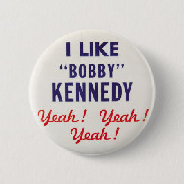 Chapa Redonda De 5 Cm Me Gusta Bobby Kennedy Sí