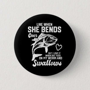 Chapa Redonda De 5 Cm Me Gusta Cuando Se Prepara Por Amantes De La Pesca