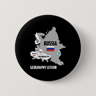 Chapa Redonda De 5 Cm Me mantengo con Ucrania Mapa de Europa No con Rusi