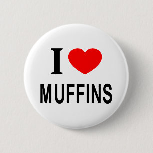 Chapa Redonda De 5 Cm Me ❤️ MUFFINS Me encantan los MUFFINS Me encantan