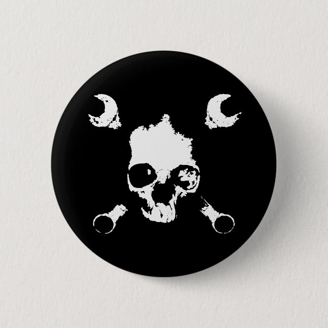 Chapa Redonda De 5 Cm Mechaneer (Anverso)