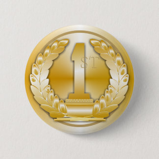 Chapa Redonda De 5 Cm Medalla de oro