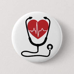 Chapa Redonda De 5 Cm Médica de novedad Enfermería Profesional Gift Guay