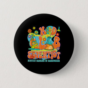 Chapa Redonda De 5 Cm Medicina Científica Retro Lab Semana De Ejecución
