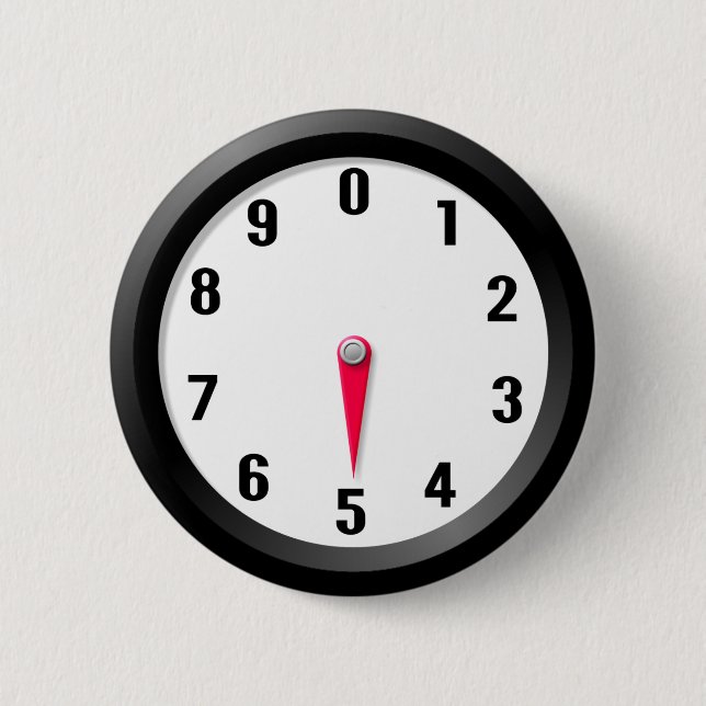 Chapa Redonda De 5 Cm Medidor 5 (Anverso)