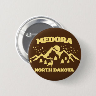 Chapa Redonda De 5 Cm Medora, Dakota del Norte