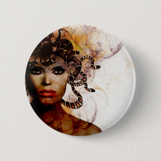 Chapa Redonda De 5 Cm Medusa