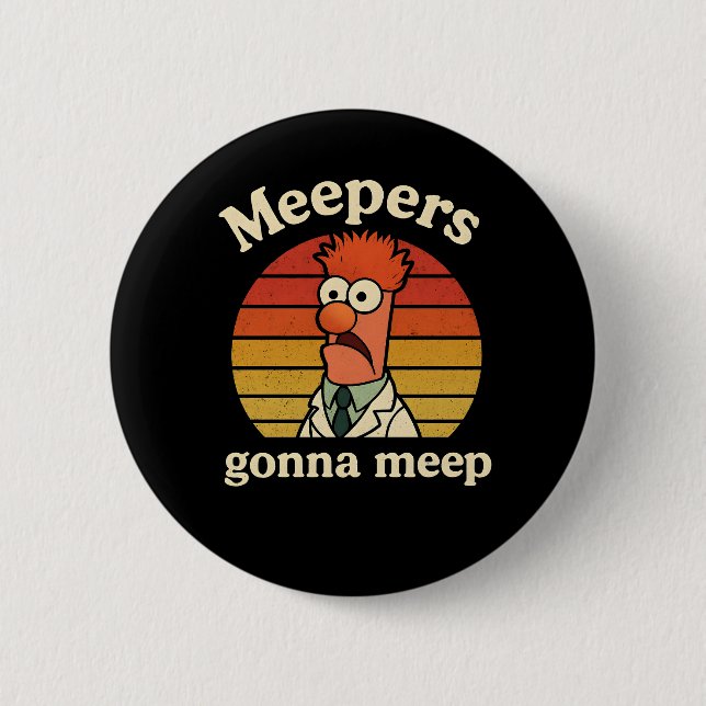 Chapa Redonda De 5 Cm Meepers van a meep (Anverso)