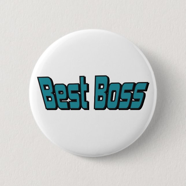 Chapa Redonda De 5 Cm Mejor Boss (Anverso)