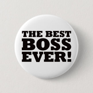 Chapa Redonda De 5 Cm Mejor Boss nunca