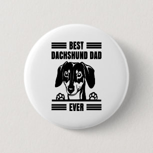 Chapa Redonda De 5 Cm Mejor Dachshund Dad Ever T Shirt