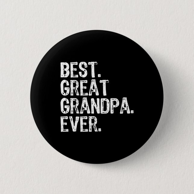 Chapa Redonda De 5 Cm Mejor Gran Abuelo jamás Familia Diversión Guay (Anverso)
