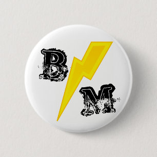 Chapa Redonda De 5 Cm Mejor Mano Lightning