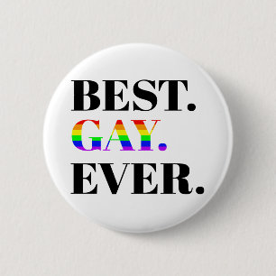 Chapa Redonda De 5 Cm Mejor Orgullo Gay de la Eve MLM