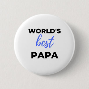Chapa Redonda De 5 Cm Mejor papá del mundo
