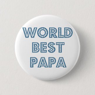 Chapa Redonda De 5 Cm Mejor Papa del mundo