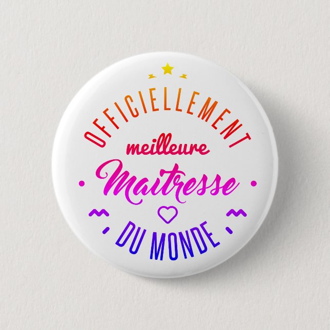 Chapa Redonda De 5 Cm Mejor principal del mundo (Anverso)