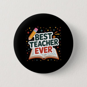 Chapa Redonda De 5 Cm Mejor Profesor de la Historia